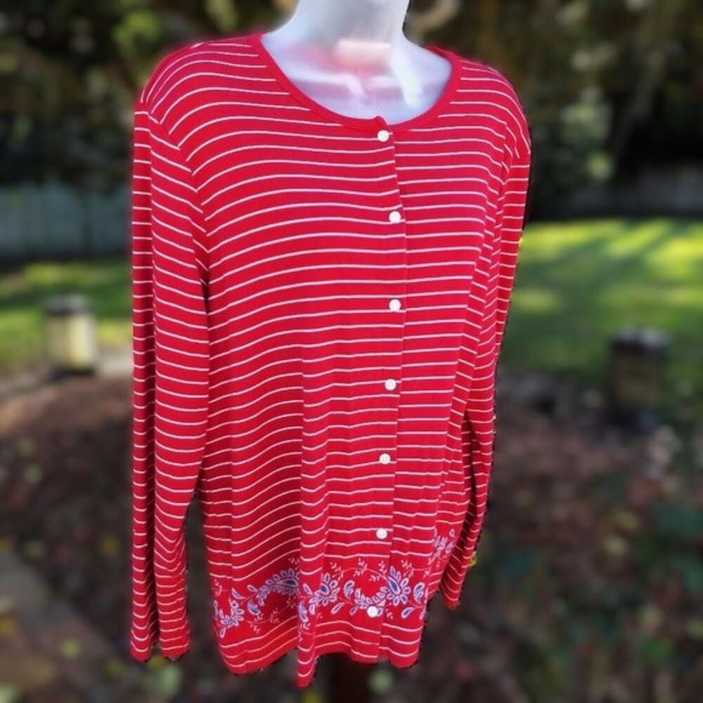 Light Casual Cardigan by Liz Claiborn Like New L
